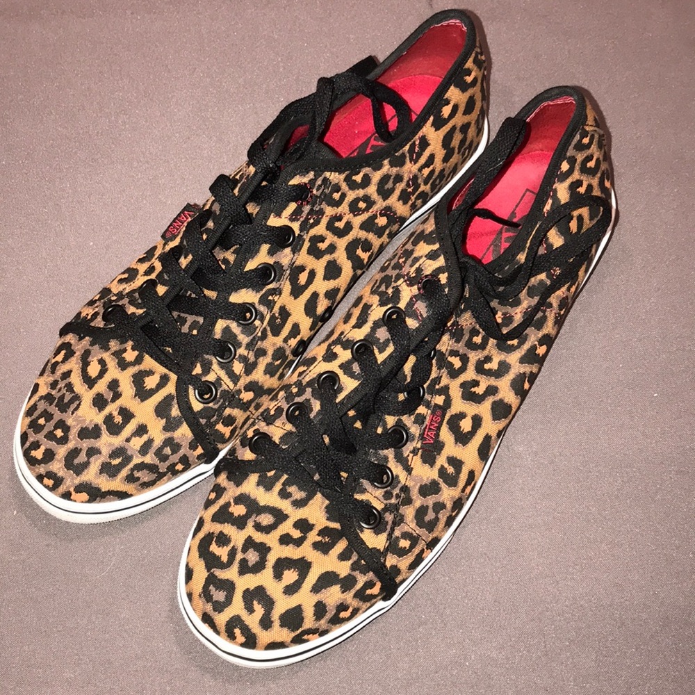 Leopard Print Vans Sneakers